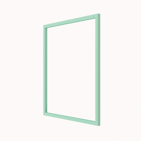 Miętowa rama MDF 50x60