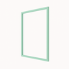 Miętowa rama MDF 29,7x42