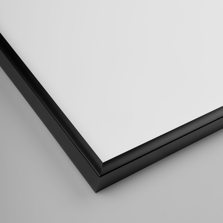 Czarna rama aluminiowa 42 x 59,4 cm (A2)
