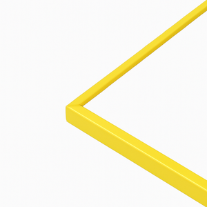 Żółta rama aluminiowa STANDARD