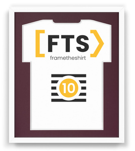 Biała rama na koszulkę sportową PREMIUM