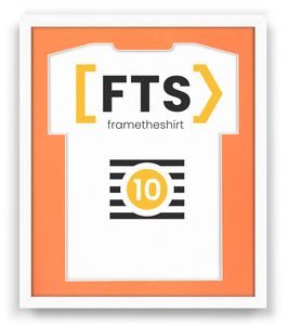 Biała rama na koszulkę sportową PREMIUM