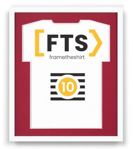 Biała rama na koszulkę sportową PREMIUM