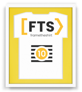 Biała rama na koszulkę sportową PREMIUM