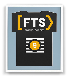 Biała rama na koszulkę sportową BASIC