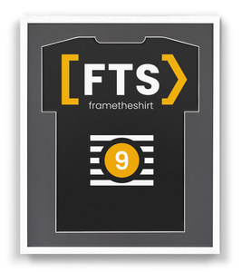 Biała rama na koszulkę sportową BASIC