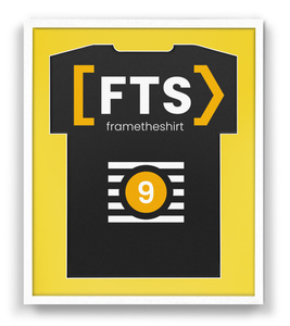 Biała rama na koszulkę sportową BASIC