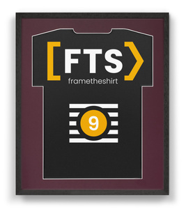 Czarna Rama na koszulkę sportową BASIC