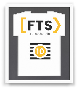 Biała rama na koszulkę sportową PREMIUM