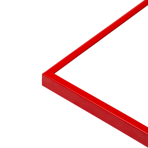 Czerwona rama aluminiowa STANDARD