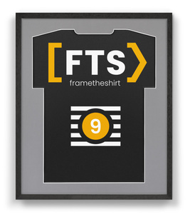 Czarna Rama na koszulkę sportową BASIC