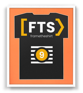 Biała rama na koszulkę sportową BASIC