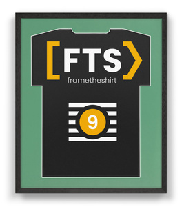 Czarna Rama na koszulkę sportową BASIC