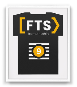 Biała rama na koszulkę sportową BASIC