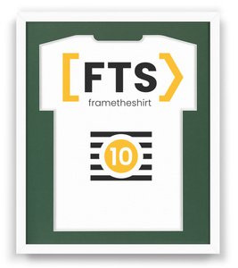 Biała rama na koszulkę sportową PREMIUM