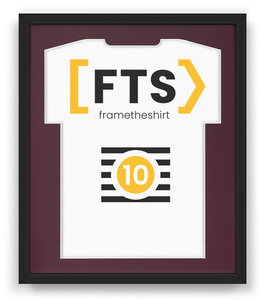 Czarna rama na koszulkę sportową PREMIUM