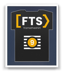 Biała rama na koszulkę sportową BASIC